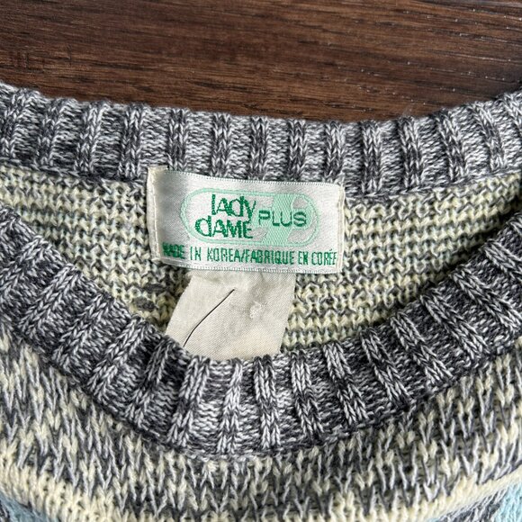 Vintage Patterned Knit – L - Picture 3 of 3